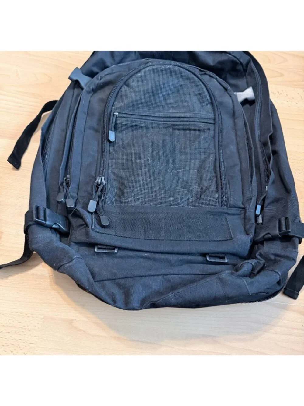 Piper Gear Large Bugout Bag Expanding Backpack  Black